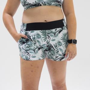 Conjunto Deportivo de Punto para Mujer, Estampado Floral, Top Corto Verde Oliva, Leggings de Cintura Alta, Ropa Deportiva para Primavera/Verano - Product Image 3