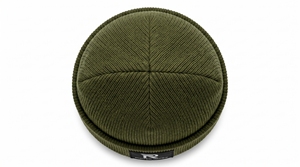 RUITER IMPEX Olive <b>Green</b> <b>Beanie</b> Hat Unisex Adult Casual Winter Cuffed Solid Color Acrylic Knitted 3D Embroidery Street Style - Product Image 3