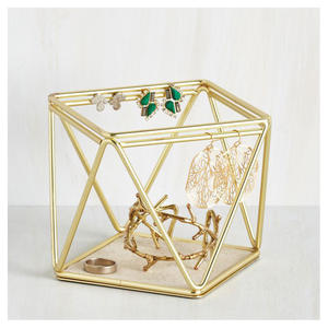 Boîte de présentation de bijoux en métal et verre de la collection de mariage haut de gamme avec couleur et logo personnalisés - Product Image 5