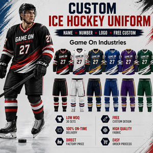 Wholesale Rate OEM ODM Service Factory Direct Full Sublimated Ice Hockey Jersey and Pants Team Wear Custom Ice Hockey Uniform - Product Image 1