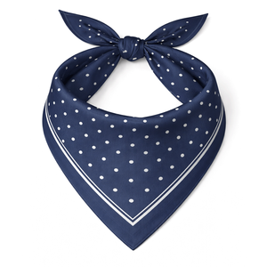 Pañuelo bandana estampado de algodón y seda, accesorio para la cabeza y el cuello, color liso, triangular, cuadrado, ligero, informal, unisex, de moda para verano - Product Image 4