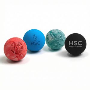 Pelota de Masaje de Silicona con Logotipo Personalizado, Diseño de Pelota de Lacrosse, 63 mm de Diámetro, Duradera, de Alta Densidad para la Recuperación Muscular - Product Image 1