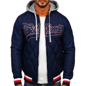 Chaqueta Bomber Impermeable de Primera Calidad para Hombre, para Invierno, con Logotipo y Diseño Personalizados, Chaqueta Bomber de Tela de Lona - Product Image 1