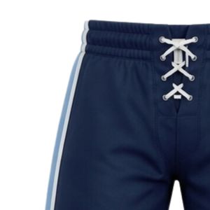 Pantalones Cortos Deportivos Sublimados para Hombre, Color Negro y Azul, con Estampado de Hockey sobre Hielo, Cordón Ajustable, Franja Lateral, Ropa Deportiva de Equipo, Pantalones Cortos de Alto Rendimiento - Product Image 6