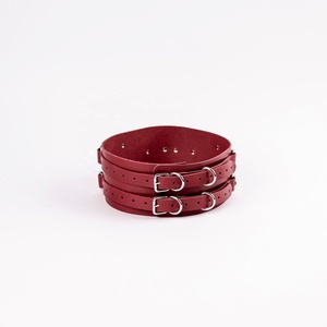 Fabricant ceinture de taille bondage cuir de vachette différentes couleurs BDSM-0089 - Product Image 2