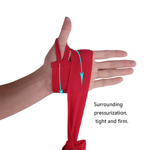Vente flash : Bandages de boxe personnalisés avec logo, confortables, résistants à l'usure, respirants, semi-élastiques - Product Image 1