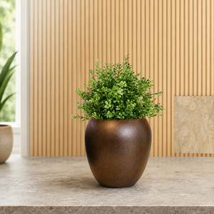 Maceta Decorativa de Metal, Moderna, para Interiores, Hogar, Oficina, Sala de Estar, Decoración de Mesa con Arreglos Florales - Product Image 3