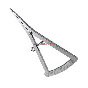 Calibrador Recto de 4.5 Pulgadas de Largo para Mapeo Óseo, Instrumento de Medición de 0-40mm con Escala de Precisión para Implantes Dentales, Quirúrgicos y de Ortodoncia - Product Image 4