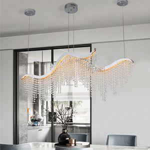 Lampadario di cristallo a onde pendenti da 36.2 pollici elegante categoria di prodotti - Product Image 3