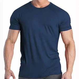 T-shirts noirs personnalisés pour hommes, manches courtes, col rond, 100 % coton peigné, logo frontal, style formel, coupe ample, anti-boulochage - Product Image 2