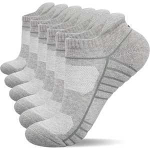 Colorful Ankle <b>Socks</b> for <b>Running</b> Breathable Geometric Pattern Sport <b>Socks</b> Summer Lightweight No Show Design for Adults - Product Image 6