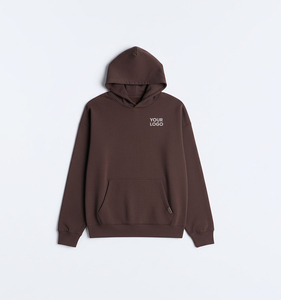 Hoodie High Quality Men Casual Pullover Unisex Heavyweight Cotton Oversize Custom Print Hooded Black Men's Hoodies - Product Image 5