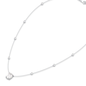 Colliers pour femmes REYES, dernier design, or massif 14 carats, diamants de laboratoire, classiques, vente en gros, cadeau de mariage, bijoux fins pour femmes - Product Image 3