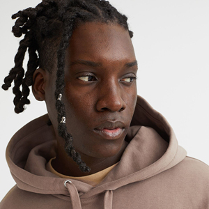 Sudadera con Capucha Básica para Hombre, de Algodón y Felpa, Tejido Suave, Cómoda, Informal, para Invierno, con Bolsillo, Perfecta para Uso Diario - Product Image 6