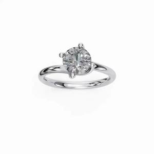 Bague en argent 925 élégante et de qualité supérieure avec diamant moissanite pour les fiançailles, les anniversaires et la mode quotidienne, disponible à un prix avantageux - Product Image 1