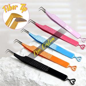 Juego de Pinzas para Pestañas de Acero Inoxidable de Precisión Quirúrgica Morje con Dijes Coloridos y Puntas Suaves para una Aplicación Fácil MS-ET-0007 - Product Image 3