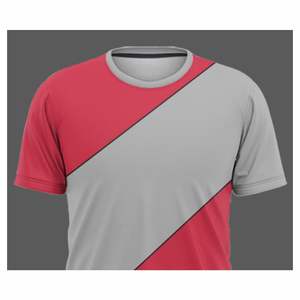 เสื้อยืดกีฬาแบบถัก 100% โพลีเอสเตอร์ ระบายอากาศ แห้งเร็ว เป็นมิตรกับสิ่งแวดล้อม คอเสื้อแบบพิเศษ ผู้ผลิต OEM ODM สำหรับผู้ชาย - Product Image 4