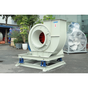 Ventilador centrífugo de transmisión por correa CPL-4-6I de acero al carbono con soporte en línea, de la fábrica vietnamita Phuong Linh Group - Product Image 1