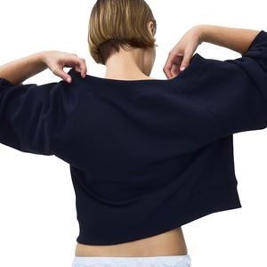 Womens Relaxed Fit Pullover Sweatshirt Loose <b>Long</b> <b>Sleeve</b> <b>Off</b> <b>Shoulder</b> <b>Top</b> Casual Everyday Wear Drop <b>Shoulder</b> BoatNeck - Product Image 6