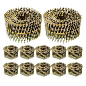 OEM ODM ตะปูม้วนเหล็กชุบสังกะสีก้านเรียบหัวตะปูทั่วไปสำหรับการก่อสร้างไม้มุงหลังคาบรรจุในกล่องทำอินเดีย - Product Image 1