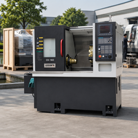 Machine de tournage CNC avec banc incliné à 30 degrés et base en fonte HT300 pour petites pièces métalliques de précision et manchons en acier inoxydable