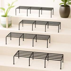 Support de fleurs suspendu pour balcon, en métal, pour balustrade, pour usage intérieur et extérieur, idéal pour la décoration - Product Image 6