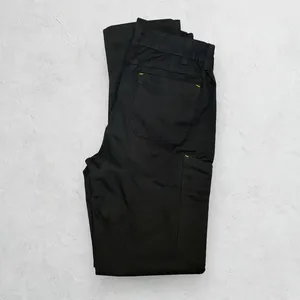 <b>Men's</b> <b>Lightweight</b> Mid Waist Work <b>Cargo</b> Pants | Stretch Breathable Workwear <b>Trousers</b> with <b>Cargo</b> Pockets - Product Image 2