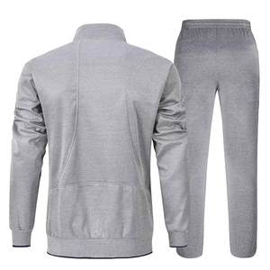 Survêtement de jogging pour homme, coupe ajustée, respirant, 100 % polyester, imprimé uni, de haute qualité, personnalisé - Product Image 6