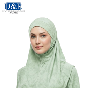 Meilleure Vente : Hijab Sportif Malaisien avec Trou pour Écouteurs, Compatible Technologiquement, pour Femmes Musulmanes, Foulard Athlétique Modeste, Équipement de Fitness et de Gym - Product Image 2