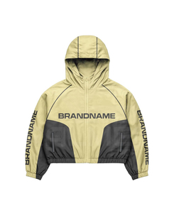 Street Wear Tracksuit Set Full Sleeve Zipper Jacket <b>Shorts</b> Quick Dry 100% Nylon Oversized Summer Wear Windbreaker Tracksuit - Product Image 2