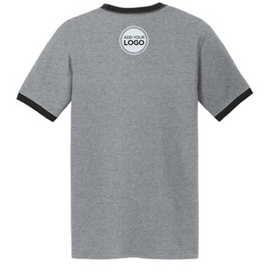 T-shirts Ringer à manches courtes personnalisés avec impression - Product Image 3