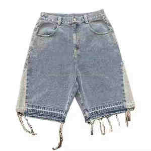 Short en jean pour homme, short en denim pour homme, haute qualité, design et logo personnalisés acceptés - Product Image 1