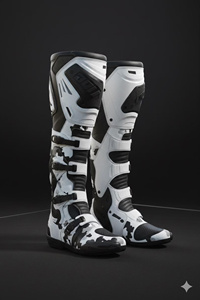 Combinaison de course AGV Phantom Arctic Camo en cuir respirant, taille plus, pour moto, avec logo sur le devant - Product Image 2