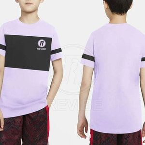 เสื้อยืดเด็กผู้ชายแฟชั่นใหม่ทันสมัยคุณภาพสูงระบายอากาศได้ดีผ้าฝ้าย 100% - Product Image 3
