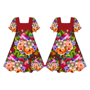 Vestido Mumu Personalizado para Mujer Talla Grande, Vestido Mumu con Estampado de Flores Hawaianas, Vestidos Mumu con Estampado Floral, Vestido Informal para Mujer - Product Image 4