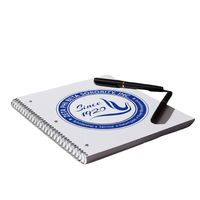 Carnet à spirale Zeta Phi Beta bleu et blanc, journal de la sororité grecque, bloc-notes pour l'université et l'école, carnet durable