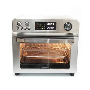 24L Air Fryer oven kitchen appliances party BBQ school home Non-oil Bake Air fry rotisserie Pizza steak dehydrate Air fryer oven