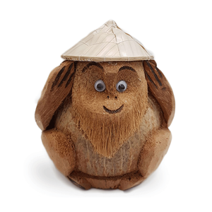 Adorno de Mono de Coco Hecho a Mano, Ideal para Regalo y Decoración - Product Image 2