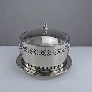 Cazuela Tajín Artesanal de Madera con Incrustaciones de Madreperla, Calentador de Alimentos Aislado Hecho a Mano, Tapa Cónica, Vajilla de Lujo, Olla para Servir - Product Image 6