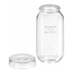Bombe à gaz réutilisable en verre Pyrex de 100 ml avec couvercle pour les tests de stabilité de la essence - Product Image 3