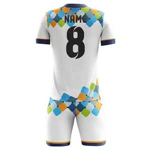 เสื้อฟุตบอลแบบซับลิเมชั่นสั่งทำพิเศษ แขนสั้น คอวี ลายเรขาคณิต ระบายอากาศได้ดี ผลิตจากโพลีเอสเตอร์ ชุดทีมสำหรับผู้ใหญ่ ใช้ได้ทุกฤดูกาล - Product Image 6