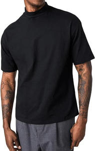 T-shirts DTG surdimensionnés de haute qualité pour hommes, en polyester/coton lourd de luxe, avec logo personnalisé, écologiques - Product Image 3