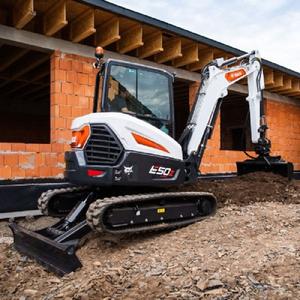 Mini-excavatrice sur chenilles de 5 tonnes de qualité supérieure, vente chaude, prix d'usine, équipement de construction en gros - Product Image 2