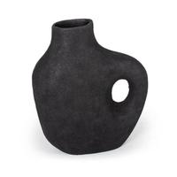 Zwarte matte kunstplanten bloempot handwerk metalen bloempot handgemaakte Amerikaanse stijl vazen fabrieksprijs