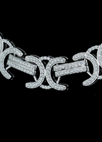Collier chaîne cubaine en argent sterling 925 pour hommes, pour tenues décontractées et formelles, vente en gros sur mesure
