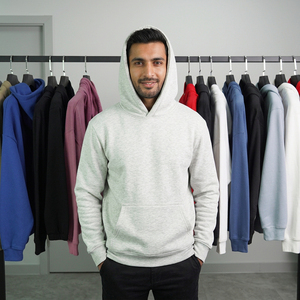 Winter Custom Oversized <b>Plain</b> Cotton Blank <b>Hoodies</b> Mens Pullover Unisex Bulk Breathable Plus Size Men's <b>Hoodies</b> and Sweatshirts - Product Image 6