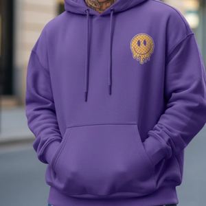 Sudaderas con Capucha de Alta Calidad para Hombre y Mujer, Bordado con Logotipo Personalizado, 100% Algodón, Tejido de Felpa, Teñido con Hilo, Diseño a Cuadros Otoñal, Transpirable - Product Image 3