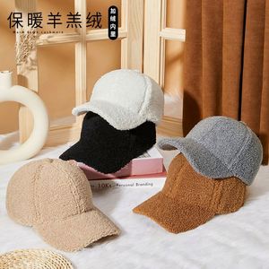 Gorro de Béisbol de Invierno para Personas Mayores, Gorro de Lana de Cordero Grueso y Cálido, Resistente al Viento y al Frío, Venta al por Mayor - Product Image 3