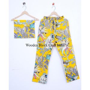 Conjunto de pijama con estampado de mono para mujer, ropa de dormir de algodón, pantalones de pijama para mujer, camisas de manga larga, conjunto de camisa de pijama a juego - Product Image 3