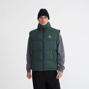 Chaleco Acolchado de Verano para Hombre, Ropa Exterior Ligera, Impermeable, Transpirable, con Cierre, Logotipo Personalizado, Alta Calidad, OEM, Venta al Por Mayor - Product Image 1